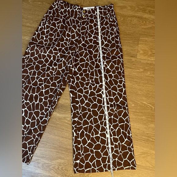 INC International Concepts Printed Linen Blend Women's Pants, Wide Legs Pants - Picture 7 of 9